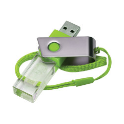 3D Crystal Swivel Flash Drive 4GB - 32GB