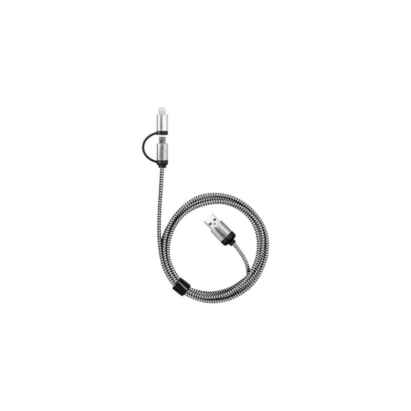 Milano 2n1 Fabric Charge & Data Cable