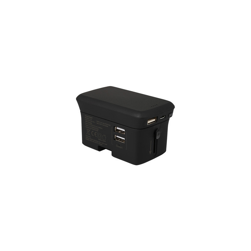Lazio Travel Adaptor & Power Bank - 4000 mAh