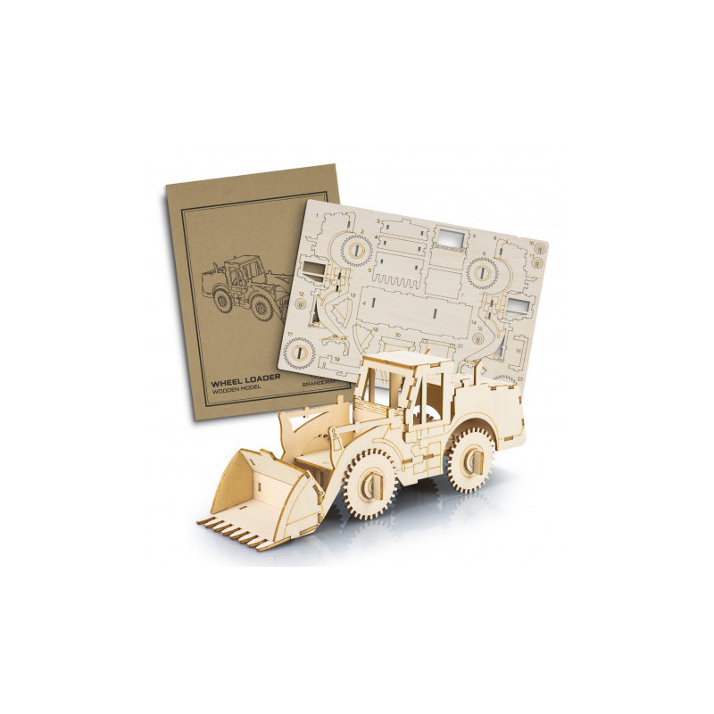 BRANDCRAFT Wheel Loader Wooden Model