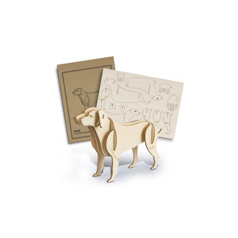 BRANDCRAFT Dog Wooden Model