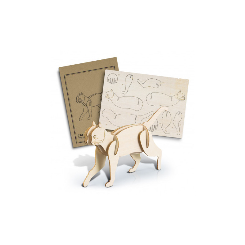 BRANDCRAFT Cat Wooden Model