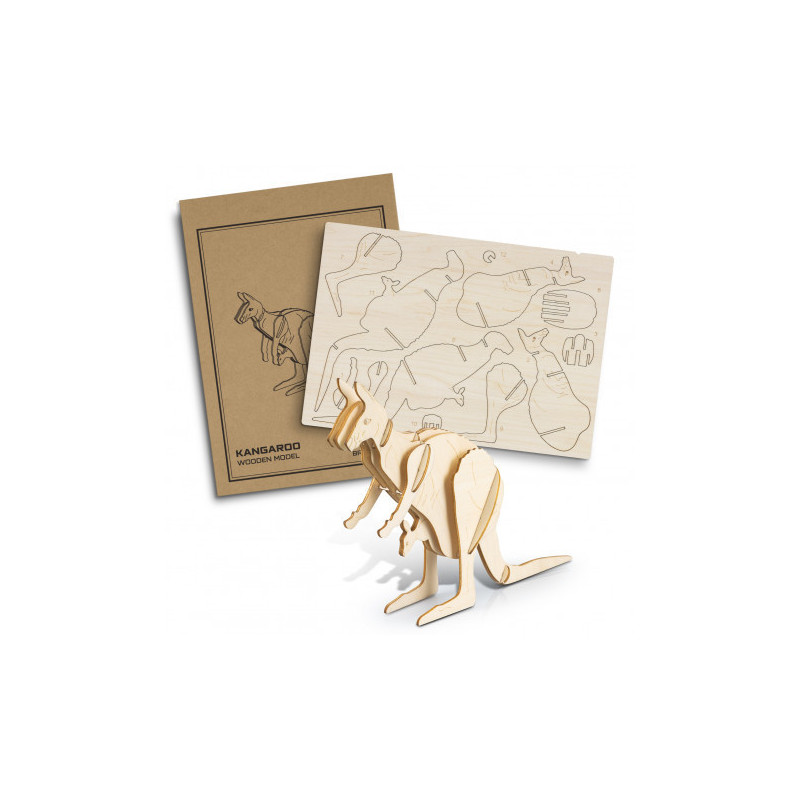 BRANDCRAFT Kangaroo Wooden Model