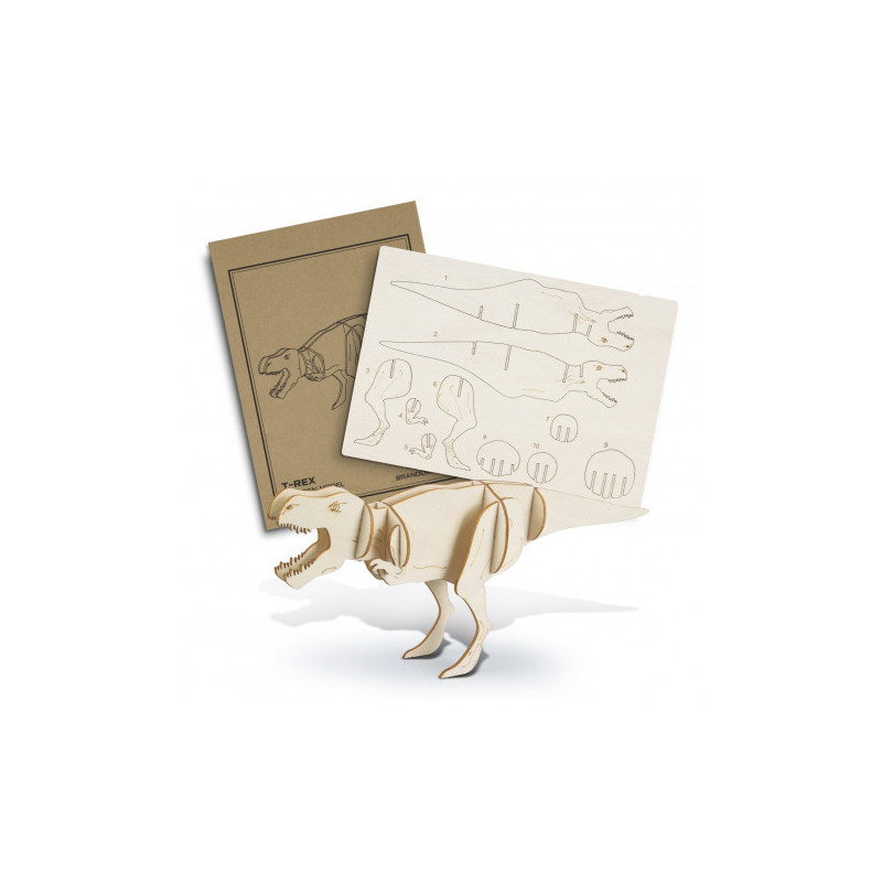 BRANDCRAFT Tyrannosaurus Rex Wooden Model