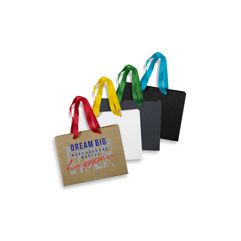 Medium Ribbon Handle Paper Bag