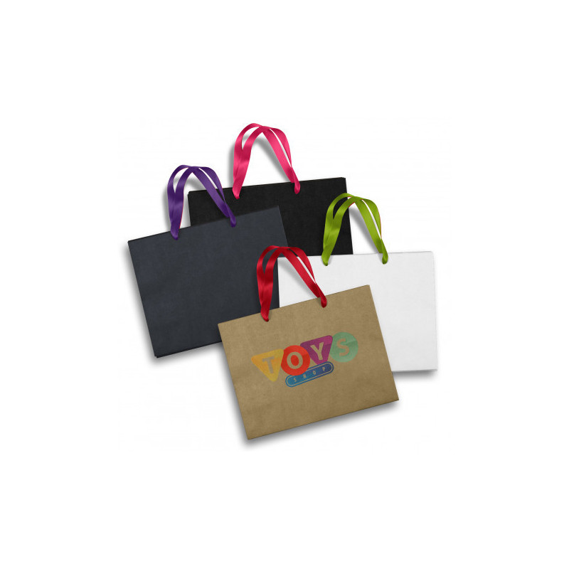 Large Ribbon Handle Paper Bag