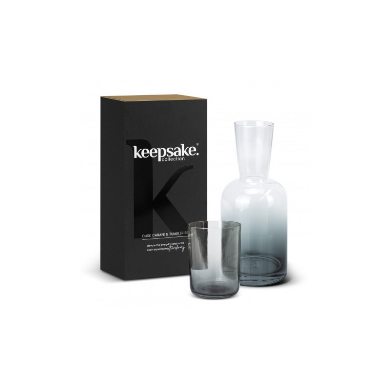 Keepsake Dusk Carafe and Tumbler Set