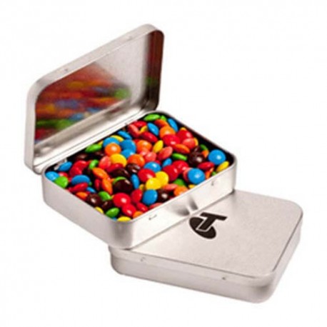 65g M&MsPacked in Rectangle Hinge Tins 65g M&MsPacked in Rectangle Hinge Tins