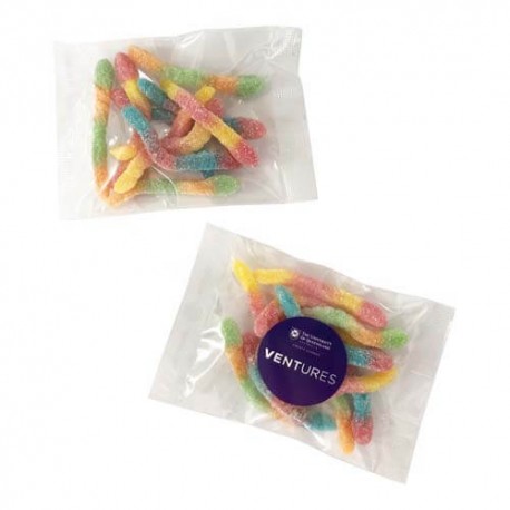50g Sour Worms Bulk Pack Packed in Cello Bags 50g Sour Worms Bulk Pack Packed in Cello Bags