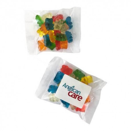 50g Gummi Bears Bulk Pack Packed in Cello Bags 50g Gummi Bears Bulk Pack Packed in Cello Bags