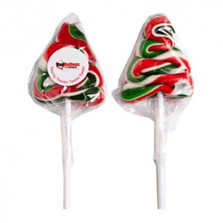 70g Christmas Tree Lollipop Packed in Cello Bags 70g Christmas Tree Lollipop Packed in Cello Bags