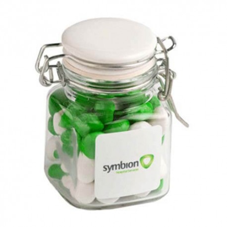 80g Chewy Fruits Packed in Glass Clip Lock Jars 80g Chewy Fruits Packed in Glass Clip Lock Jars