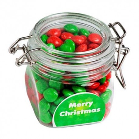 130g Christmas Chewy Fruits Packed in Glass Clip Lock Jars 130g Christmas Chewy Fruits Packed in Glass Clip Lock Jars