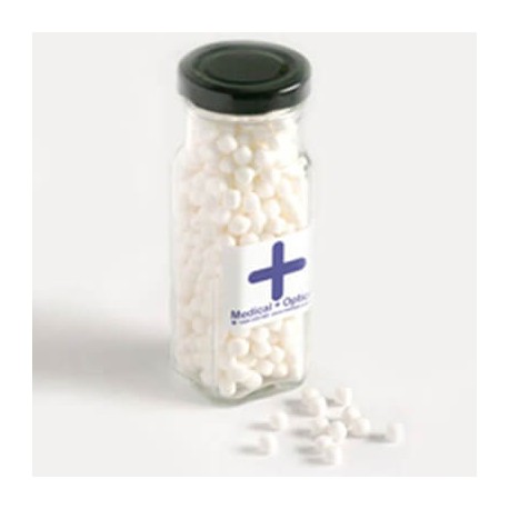 220g Chewy Mints Packed in GlassTall Jars 220g Chewy Mints Packed in GlassTall Jars