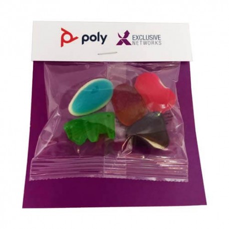 25g Mixed Lollies Packed in Headboard Sleeve 25g Mixed Lollies Packed in Headboard Sleeve