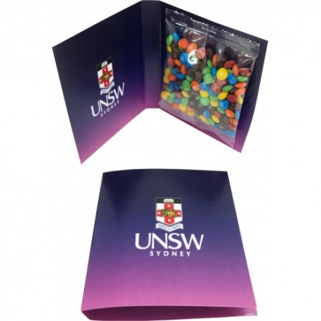 50g M&Ms Packed in Gift Cards Sleeve 50g M&Ms Packed in Gift Cards Sleeve