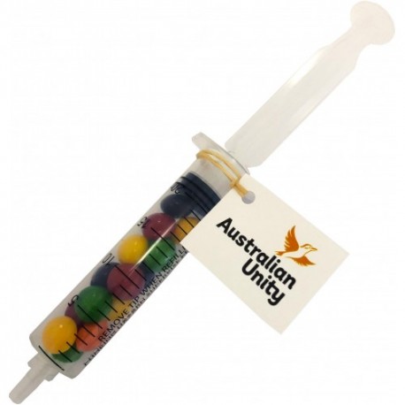 20g Skittles Packed in Acrylic Syringes 20g Skittles Packed in Acrylic Syringes