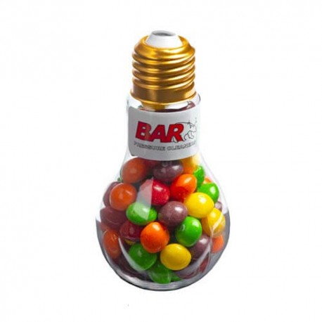 100g Skittles Packed in Light Bulbs 100g Skittles Packed in Light Bulbs