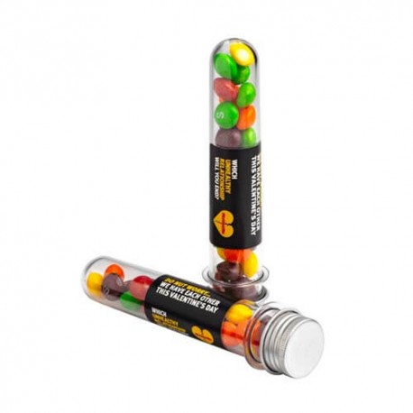 40g Skittles Packed in Test Tubes 40g Skittles Packed in Test Tubes