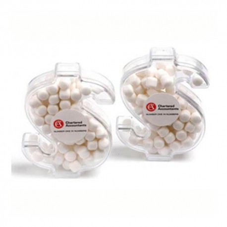 40g Chewy Mints Packed in Acrylic Dollars 40g Chewy Mints Packed in Acrylic Dollars