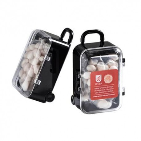 50g Chewy Mints Packed in Carry-On Case 50g Chewy Mints Packed in Carry-On Case