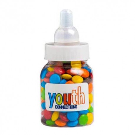 45g Mini M&Ms Packed in Baby Bottles 45g Mini M&Ms Packed in Baby Bottles