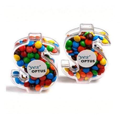 40g M&Ms Packed in Acrylic Dollars 40g M&Ms Packed in Acrylic Dollars