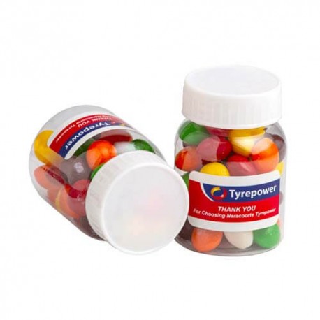 45g Skittles Packed in Screw Top Bottles 45g Skittles Packed in Screw Top Bottles