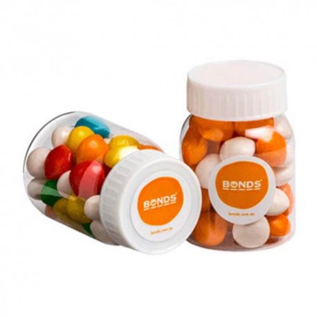 50g Chewy Fruits Packed in Screw Top Bottles Bottles 50g Chewy Fruits Packed in Screw Top Bottles Bottles