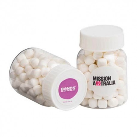 50g Mints Packed in Screw Top Bottles 50g Mints Packed in Screw Top Bottles