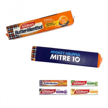 210g Lozenges Soothers Packed in Printed Sleeve 210g Lozenges Soothers Packed in Printed Sleeve