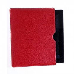 Cotton Leather Ipad Slip Case