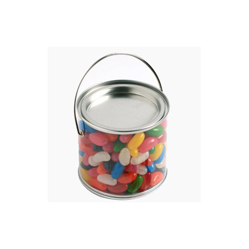 Medium Bucket Filled with Jelly Beans 400G (Corp Coloured or Mixed Coloured Jelly Beans)