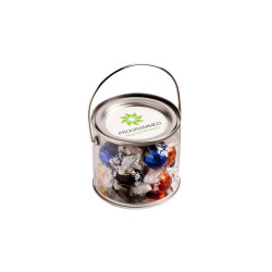 Medium PVC Bucket Filled with Lindt Lindor Balls X 14