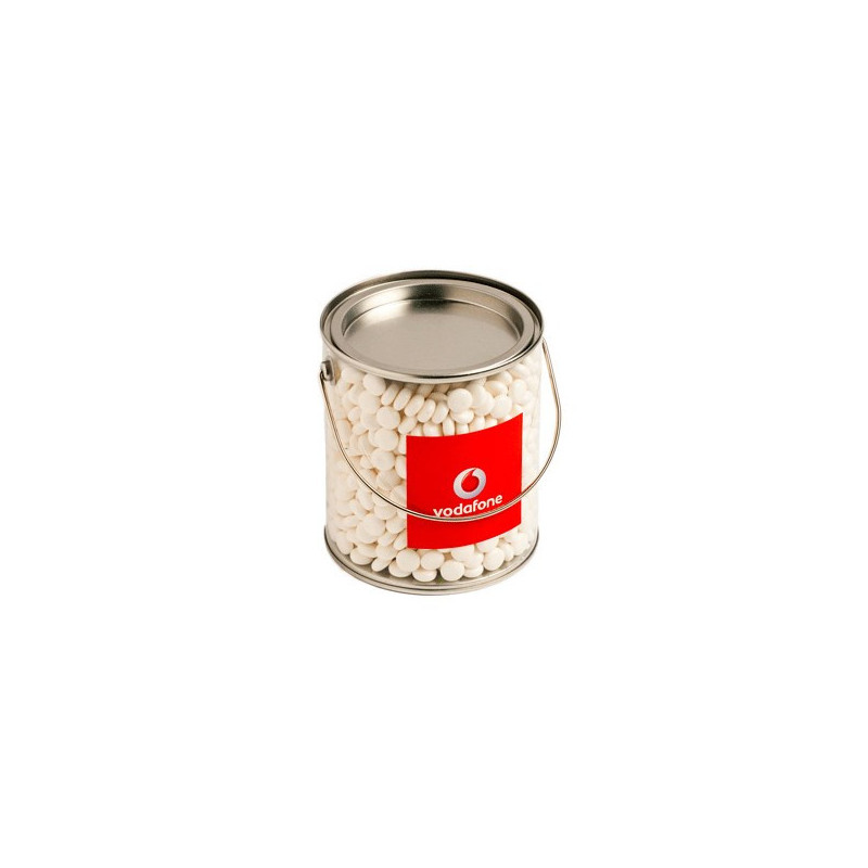 Big PVC Bucket Filled with Mints 950G (Chewy Mints)