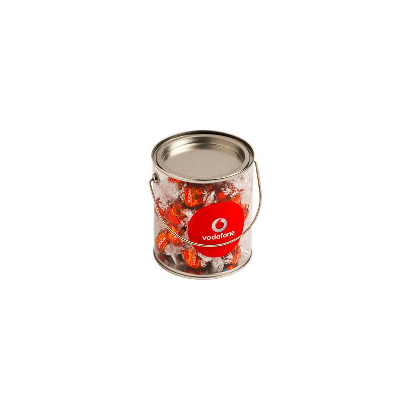 Big PVC Bucket Filled with Lindt Lindor Balls X30