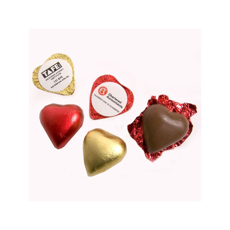Chocoalte Heart 7G (Pink, Red or Gold Heart)