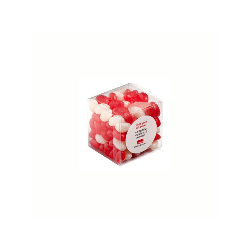 Cube 110G Jelly Beans (Corp Coloured or Mixed Coloured Jelly Beans)