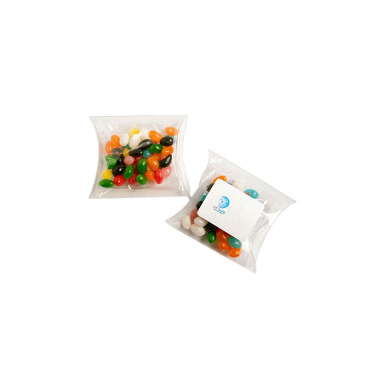 Jelly Beans in Pillow Pack 50G (Mixed Colours or Corporate Colours)