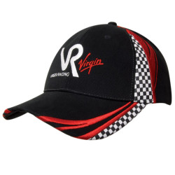 Brushed Heavy Cotton Cap with Embroidery & Printed Checks