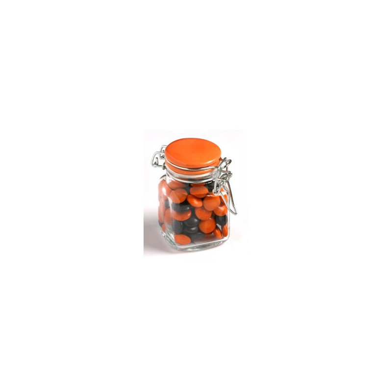 Choc Beans in Glass Clip Lock Jar 80G (Mixed Colours)