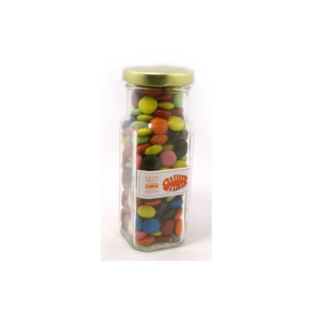Choc Beans in Glass Tall Jar 220G (Corporate Colours)