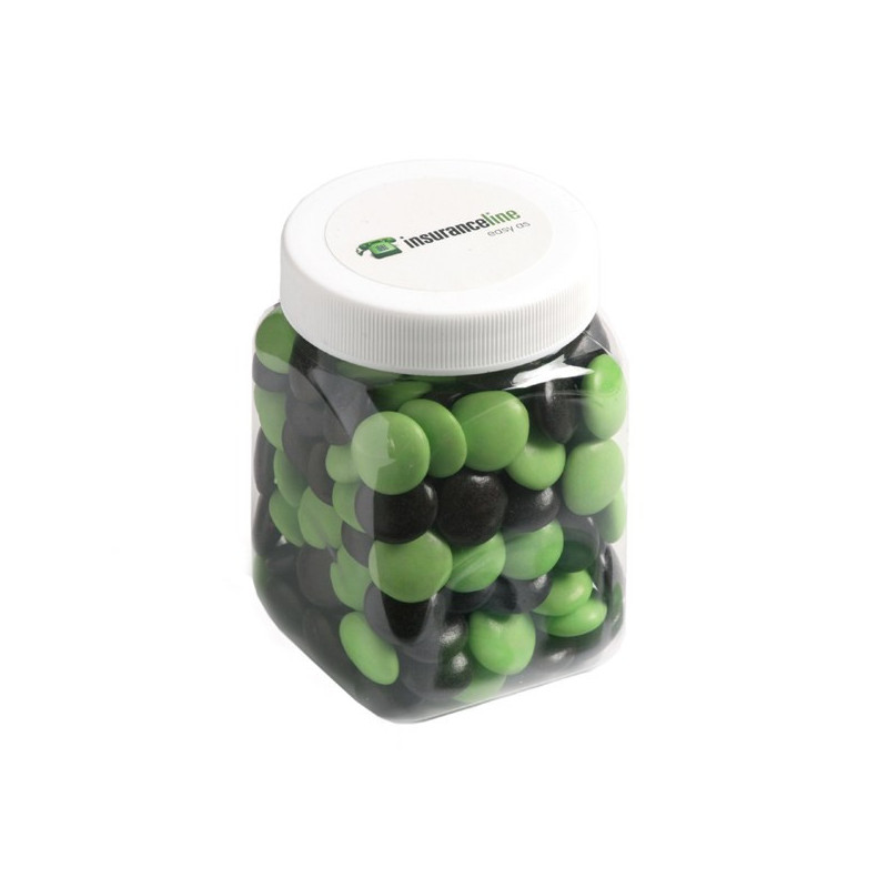 Choc Beans in Plastic Jar 180G (Mixed Colours)