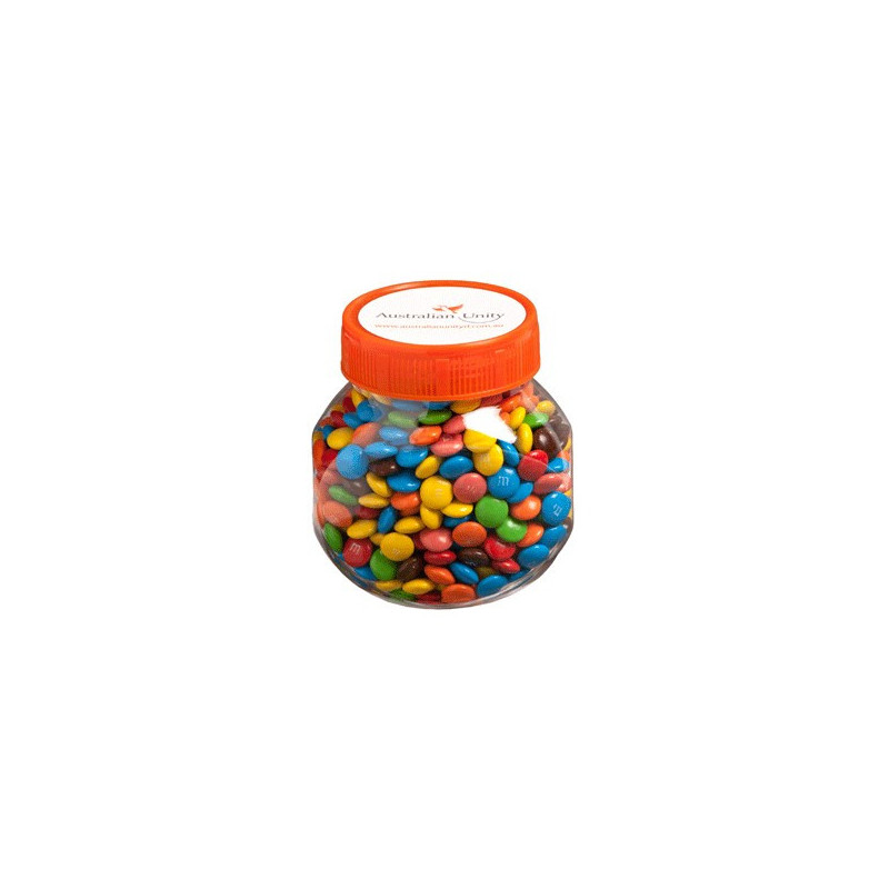Plastic Jar Filled with M&Ms 145G
