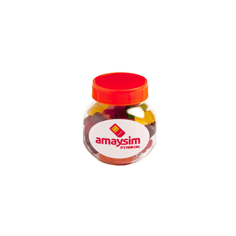 Plastic Jar Filled with Jelly Babies 135G