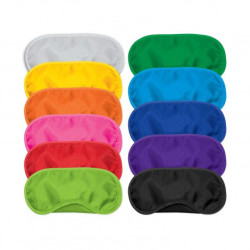 Red Travel Eye Mask