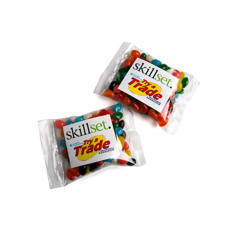 Jelly Beans Bag 100G (Mixed or Corporate Colours)