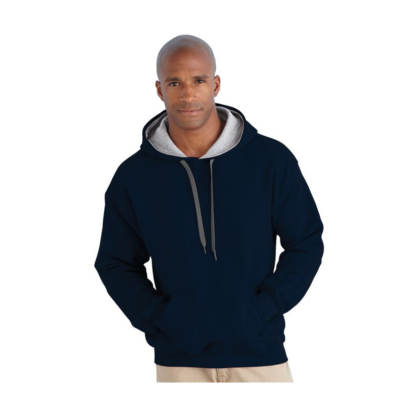 Heavy Blend Adult Contrast Hooded Sweatshirt