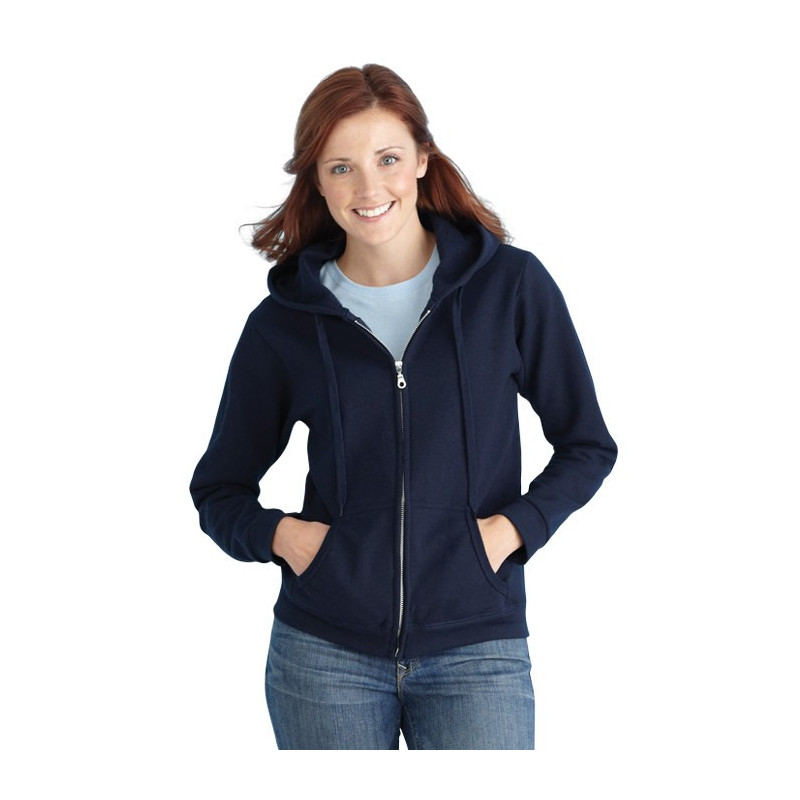 Heavy Blend Missy Fit Full Zip Hooded Sweatshirt