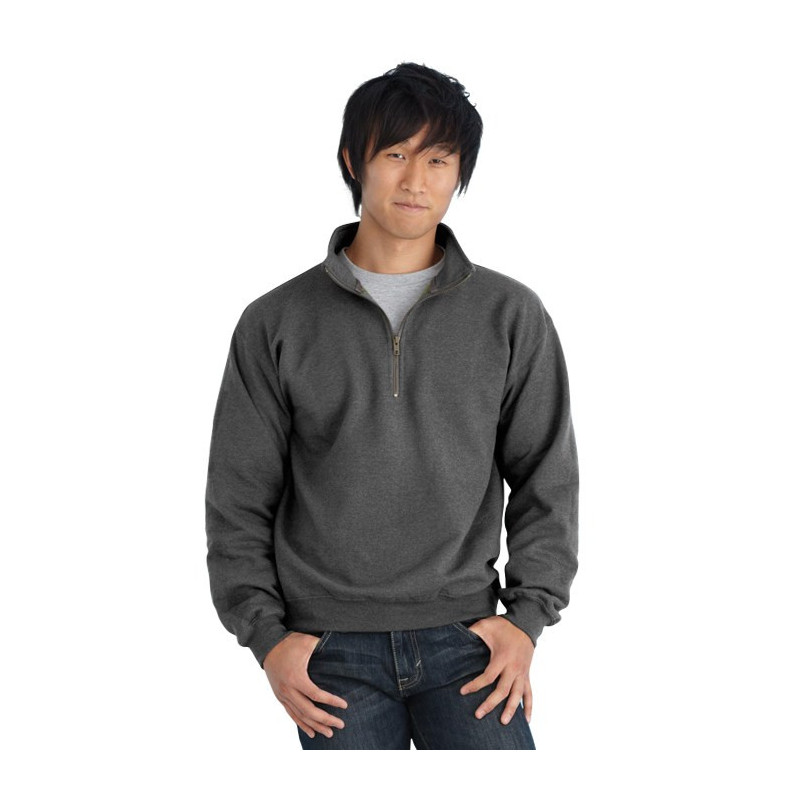Heavy Blend Vintage Classic Adult 1/4 Zip Cadet Collar Sweatshirt